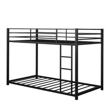 Load image into Gallery viewer, Metal Bunk Bed Twin Over Classic Bunk Bed Frame