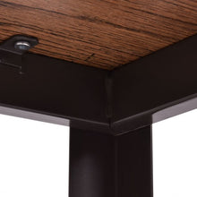 Load image into Gallery viewer, Metal Frame Computer Desk with Wheels