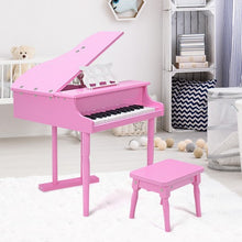 Load image into Gallery viewer, 30-key Children Grand Piano with Bench -pink