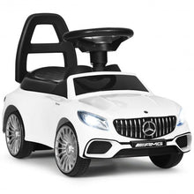 Load image into Gallery viewer, Licensed Mercedes Benz Kids Ride On Push Car-White
