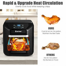 Load image into Gallery viewer, 7-in-1 Kitchen 10.6 QT Electric Air Fryer Toaster Oven