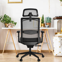 Load image into Gallery viewer, Height Adjustable Ergonomic High Back Mesh Office Chair with Hange-Black
