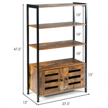 Load image into Gallery viewer, Industrial Storage Shelf w/2 Shutter Doors