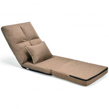 Load image into Gallery viewer, Fold Down Chair Flip Out Lounger w/ Pillow