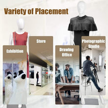 Load image into Gallery viewer, Female Mannequin Manikin with Metal Stand Plastic Full Body Mannequin White