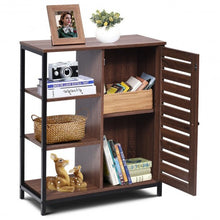 Load image into Gallery viewer, Industrial Bathroom Storage Free Standing Cabinet with 3 Shelves