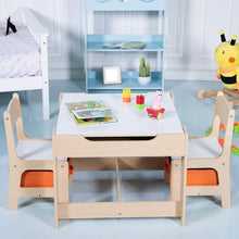 Load image into Gallery viewer, Kids Table and Chair Set with Storage Boxes