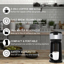Load image into Gallery viewer, Portable Coffee Maker for Ground Coffee and Coffee Capsule