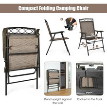 Load image into Gallery viewer, Set of 4 Patio Folding Chairs