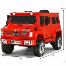 Load image into Gallery viewer, 12V Off Road Mercedes-Benz Unimog Ride On Car-Red