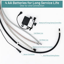 Load image into Gallery viewer, Touchless Kitchen Faucet with 360° Swivel Single Handle Sensor and 3 Mode Sprayer