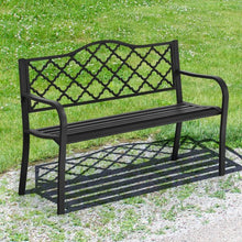 Load image into Gallery viewer, 50" Patio Garden Bench Loveseats