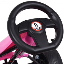 Load image into Gallery viewer, Outdoor Kids 4 Wheel Pedal Powered Riding Kart Car-Pink