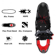 Load image into Gallery viewer, All Terrain Sports Snowshoes w/ Walking Poles & Free Carrying Bag