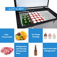 Load image into Gallery viewer, 100-Quart Portable Camping Electric Car Cooler