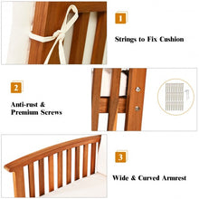 Load image into Gallery viewer, 4PCS Patio Solid Wood Furniture Set-Wood