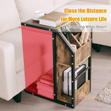 Load image into Gallery viewer, Modern C-Shape Sofa Side Snack End Table Nightstand