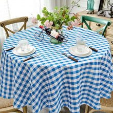 Load image into Gallery viewer, 2 Pcs Stain Resistant and Wrinkle Resistant Table Cloth-Blue