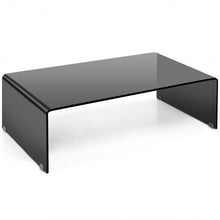 Load image into Gallery viewer, 42.0" x 19.7" Tempered Glass Coffee Table - Gray