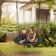Load image into Gallery viewer, 40" Flying Saucer Tree Swing Outdoor Play Set w/ Adjustable Ropes Gift for Kids