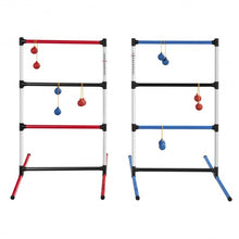 Load image into Gallery viewer, Indoor Outdoor Portable Ladder Ball Toss Game Set with Bag