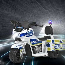 Load image into Gallery viewer, 6V 3-Wheel Kids Police Ride On Car
