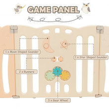 Load image into Gallery viewer, 14-Panel Baby Playpen Kids Activity Center Foldable Play Yard with Lock Door