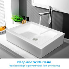 Load image into Gallery viewer, 22.5" x 16" Rectangle Bathroom Vessel Sink with Pop-up Drain