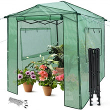 Load image into Gallery viewer, 6'x 8' Portable Walk-in Greenhouse W/Window-Green