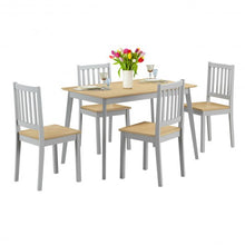 Load image into Gallery viewer, 5 Piece Mid Century Modern Dining Table Set