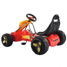 Load image into Gallery viewer, Go Kart Kids Ride On Car Pedal Powered Car 4 Wheel Racer Toy Stealth Outdoor-Red