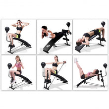 Load image into Gallery viewer, Adjustable Incline Curved Workout Fitness Sit Up Bench