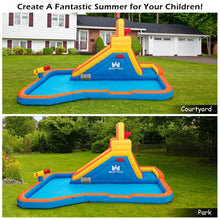 Load image into Gallery viewer, Inflatable Water Bouncer with Climbing Wall and Ball Hoop