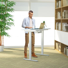 Load image into Gallery viewer, 47'' Universal One-Piece Office Tabletop for Standard and Sit to Stand Desk Frame-47 inch