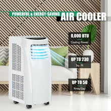 Load image into Gallery viewer, 8 000 BTU Portable Air Conditioner & Dehumidifier
