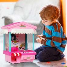 Load image into Gallery viewer, Kids Electronic Claw Toy Grabber Machine with Lights & Music & Coins-Pink