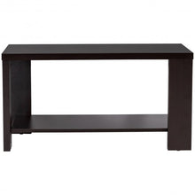 Load image into Gallery viewer, Rectangular Cocktail Coffee Table with Storage Shelf