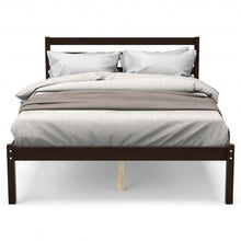 Load image into Gallery viewer, Full Size Bed frame Foundation with Solid Wooden Slat Suppor