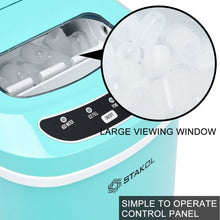 Load image into Gallery viewer, Mini Portable Compact Electric Ice Maker Machine-Green