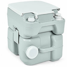 Load image into Gallery viewer, 5.3 Gallon 20 L Portable Potty Commode for RV Camping Indoor Outdoor