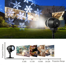 Load image into Gallery viewer, Christmas Snowflake LED Projector Lights Outdoor Waterproof with Remote Control