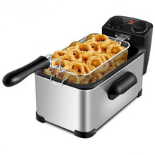 Load image into Gallery viewer, 3.2 Quart Electric Stainless Steel Deep Fryer with Timer