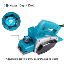 Load image into Gallery viewer, Powerful Electric Wood Planer Hand Held Woodworking Surface