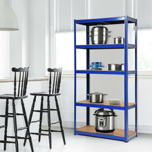 Load image into Gallery viewer, 2 Pcs Storage Shelves Garage Shelving Units Tool Utility Shelves-Navy