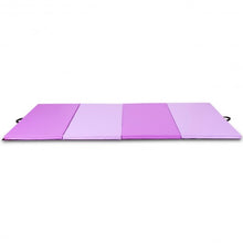 Load image into Gallery viewer, 4' x 10' x 2" Thick Folding Gym Gymnastic Mat