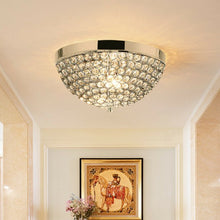 Load image into Gallery viewer, 3 Lights Living Room Crystal Ceiling Light Fixture