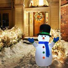 Load image into Gallery viewer, 4 ft Airblown Inflatable Christmas Snowman Decoration