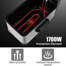 Load image into Gallery viewer, 3.2 Quart Electric Stainless Steel Deep Fryer with Timer