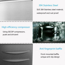 Load image into Gallery viewer, Freestanding Stainless Steel Commercial Ice Maker
