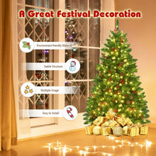Load image into Gallery viewer, 4.5 ft Pre-lit Hinged Christmas Tree with 300 LED Lights